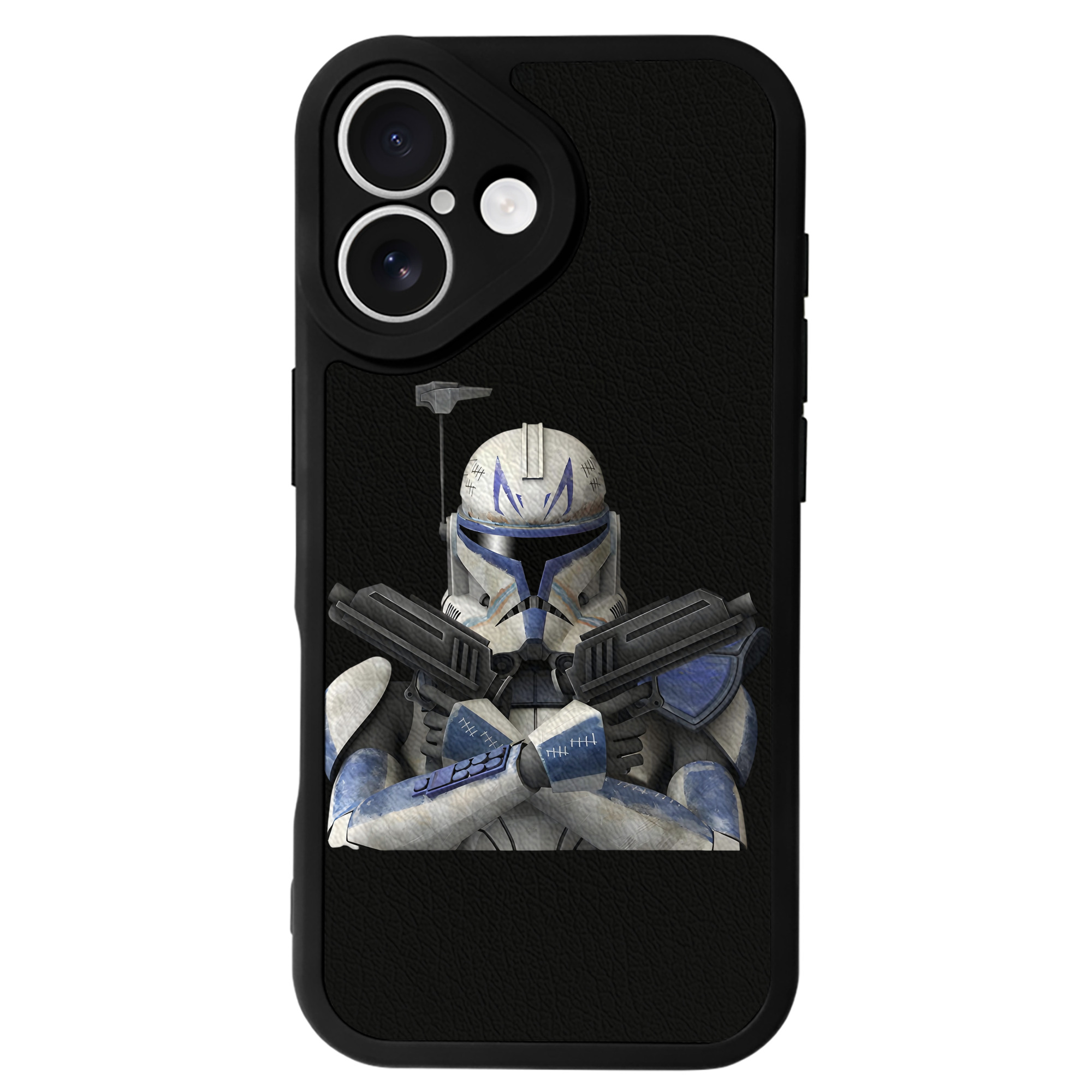 （画像用） スター・ウォーズ Star Wars 【iPhone 16シリーズ対応】シリコンスマホケース（レザー調） 材質：シリコン
